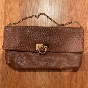 Banana Republic leather shoulder bag